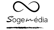 Black SogeMédia logo